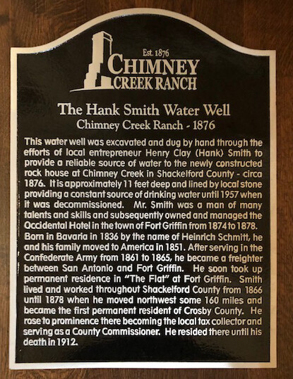 Hank Smith Water Well
